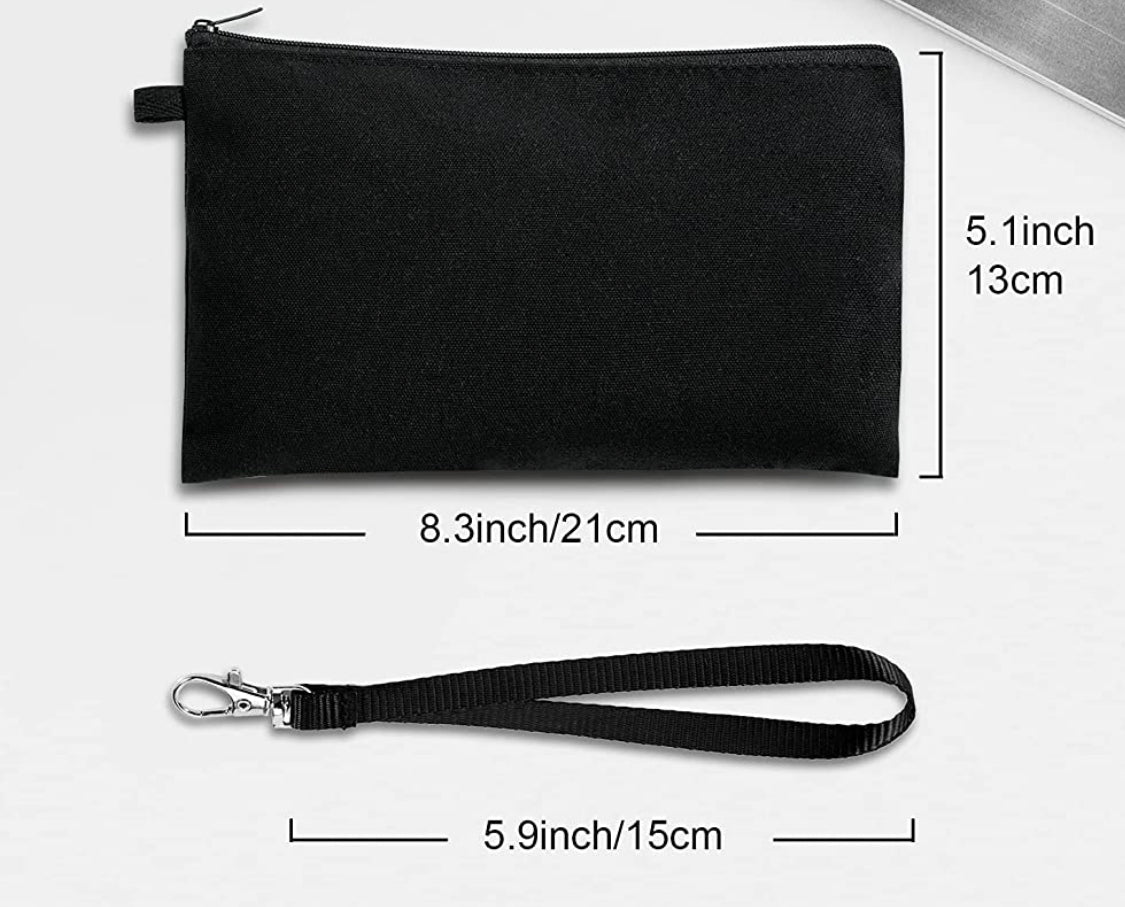 Black Small Wristlet