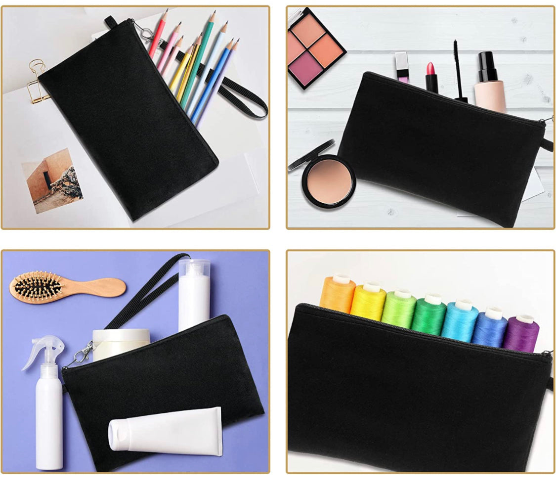 Black Small Wristlet