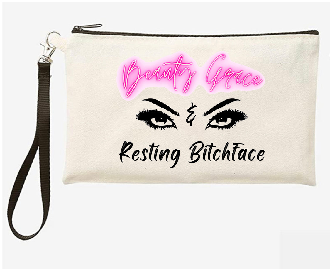 Canvas Makeup Bag